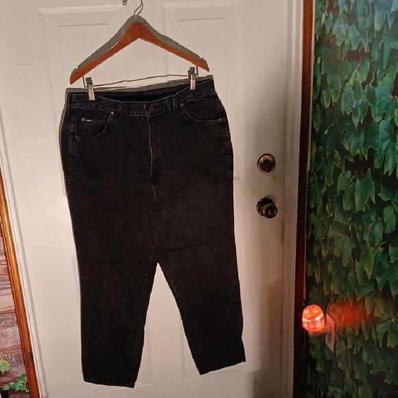 Chic Black Denim Jeans Size 22 - Picture 1 of 8